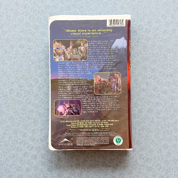 Beast Wars VHS Tape | 90s Animated Feature | Tested Working - Picture 9 of 9